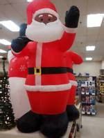 black santa claus blow ups